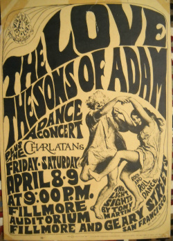 Concert Poster: FD-4, Wes Wilson, 1966